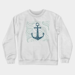 Nautical Anchor Crewneck Sweatshirt